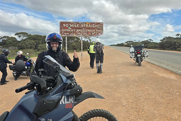 Rich Easton Riding Around Australia